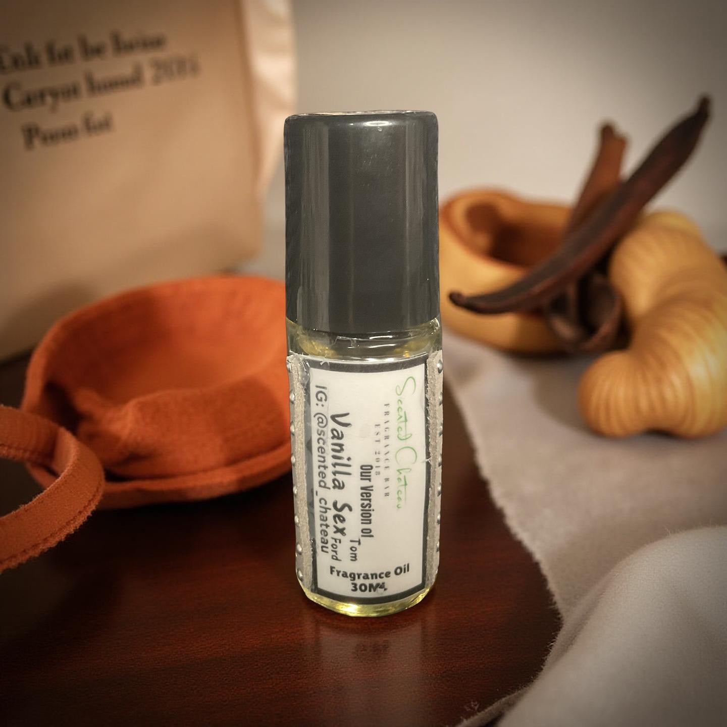 Vanilla Sex (Tom Ford Type) – Amber Vanilla Unisex Body Oil | Scented Chateau Fragrance Bar