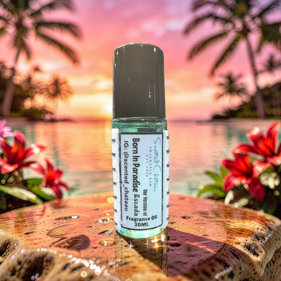 Born in Paradise (Escada Type) Fragrance Oil – Tropical Pineapple Coconut Summer Scent | Scented Chateau