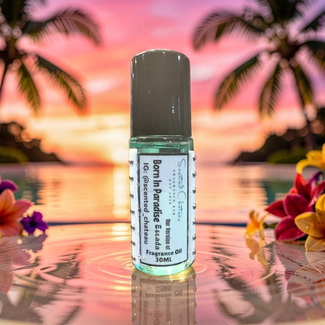 Born in Paradise (Escada Type) Fragrance Oil – Tropical Pineapple Coconut Summer Scent | Scented Chateau