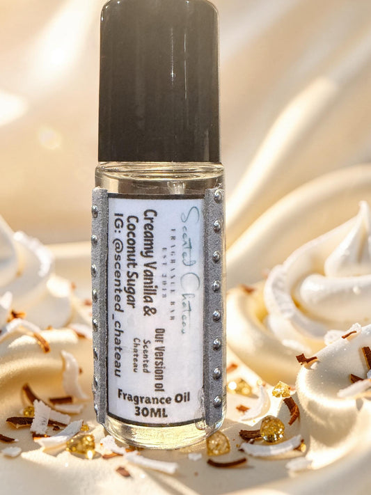 Creamy Vanilla & Coconut Sugar Fragrance Oil – Sweet Warm Gourmand Scent | Scented Chateau