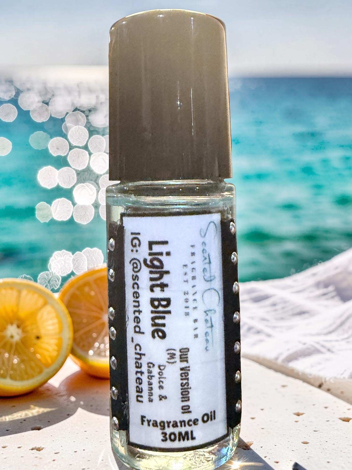 Light Blue Man (Dolce & Gabbana Type) Fragrance Oil – Fresh Citrus Woody Men’s Cologne | Scented Chateau