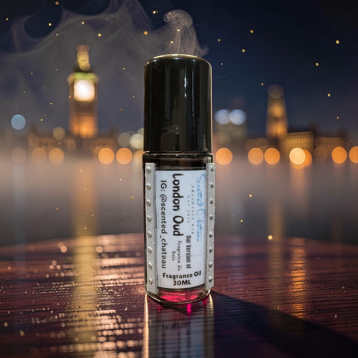London Oud (Fragrance Du Bois Type) – Elegant Woody Aquatic Unisex Body Oil | Scented Chateau