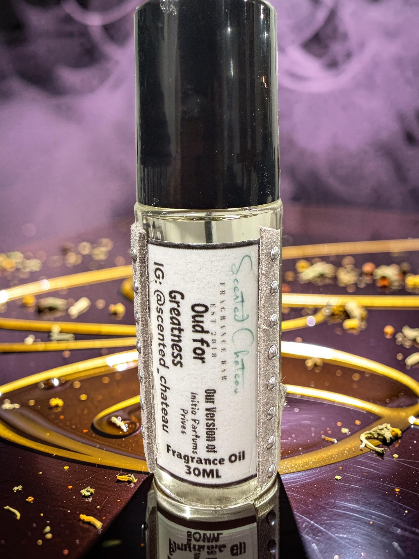 Oud for Greatness (Initio Parfumes Type) Fragrance Oil – Luxury Saffron Oud Musk Unisex Scent | Scented Chateau