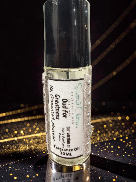 Oud for Greatness (Initio Parfumes Type) Fragrance Oil – Luxury Saffron Oud Musk Unisex Scent | Scented Chateau