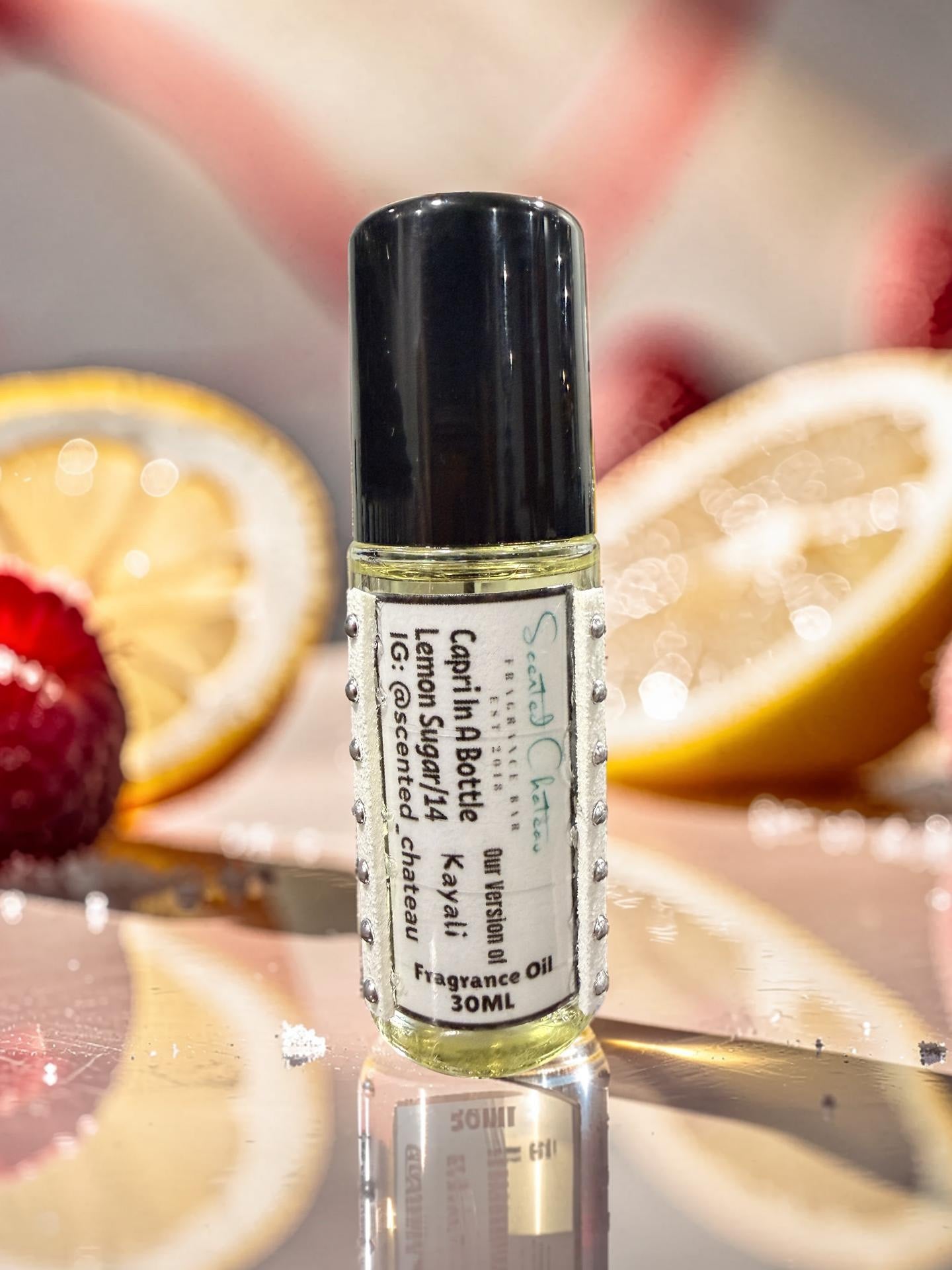 Capri in a Bottle – Lemon Sugar | 14 (Type) Fragrance Oil – Sweet Italian Lemon Vanilla Scent | Scented Chateau