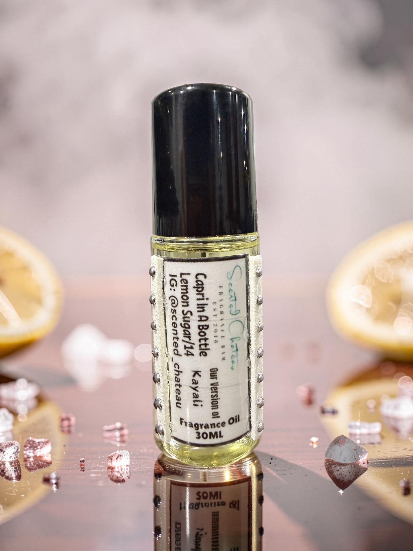 Capri in a Bottle – Lemon Sugar | 14 (Type) Fragrance Oil – Sweet Italian Lemon Vanilla Scent | Scented Chateau