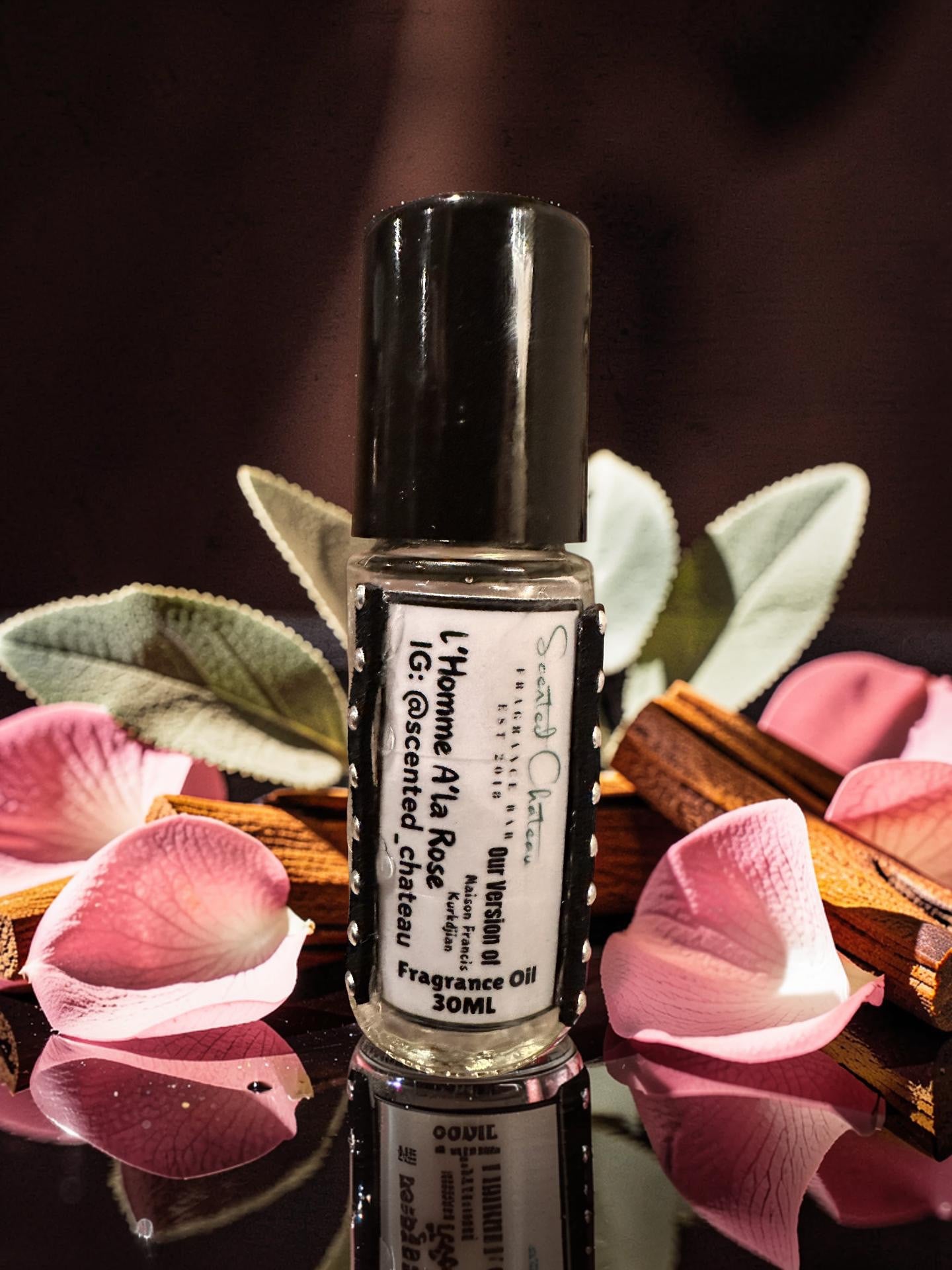 L’Homme À la Rose (Type) Fragrance Oil – Fresh Rose Grapefruit Men’s Luxury Scent | Scented Chateau
