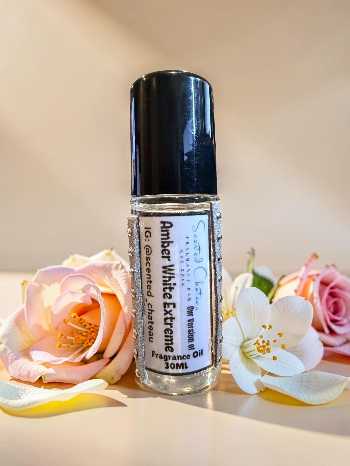 Amber White Extreme Fragrance Oil – Clean Musky Amber Vanilla Skin Scent | Scented Chateau