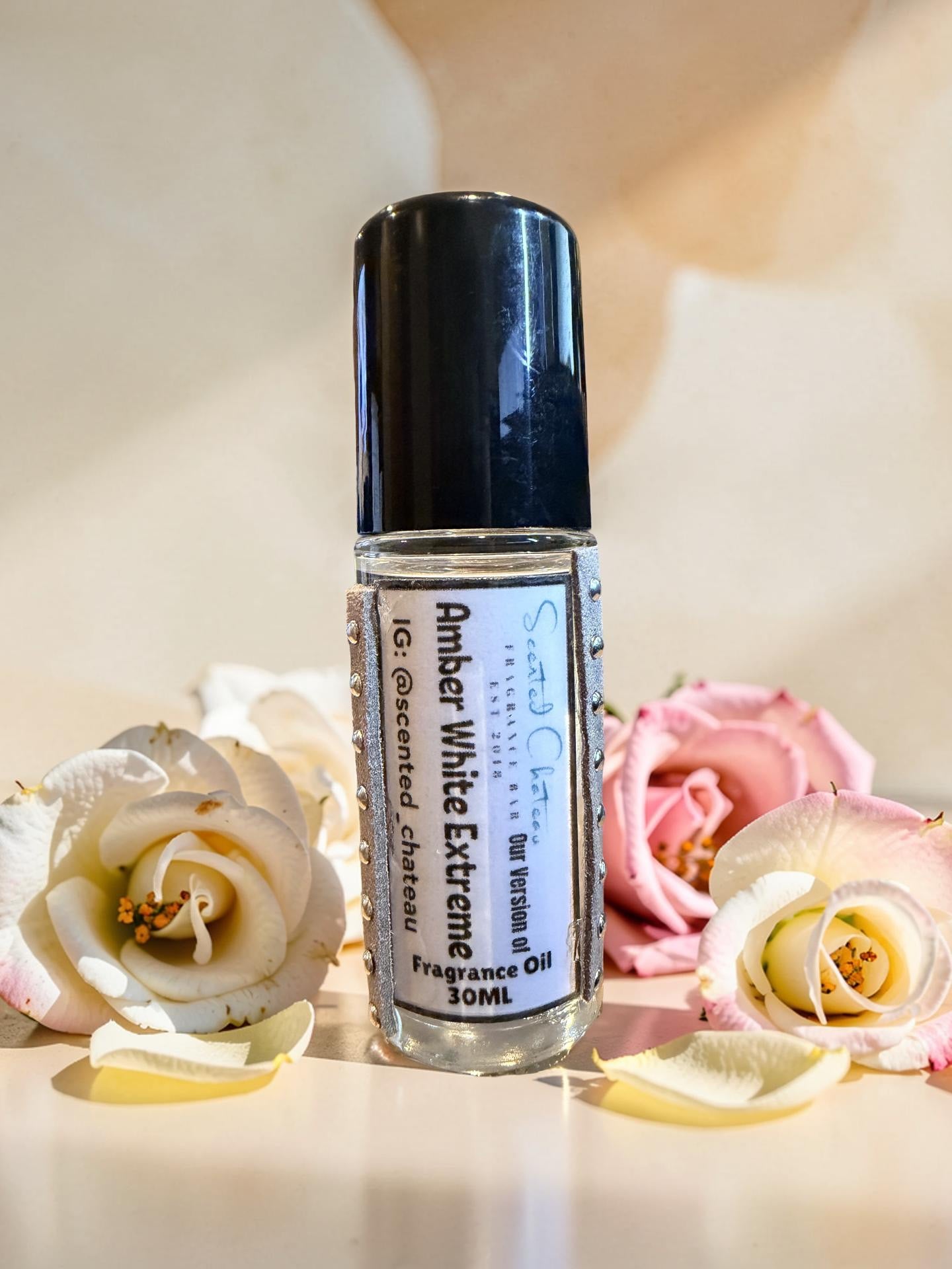 Amber White Extreme Fragrance Oil – Clean Musky Amber Vanilla Skin Scent | Scented Chateau