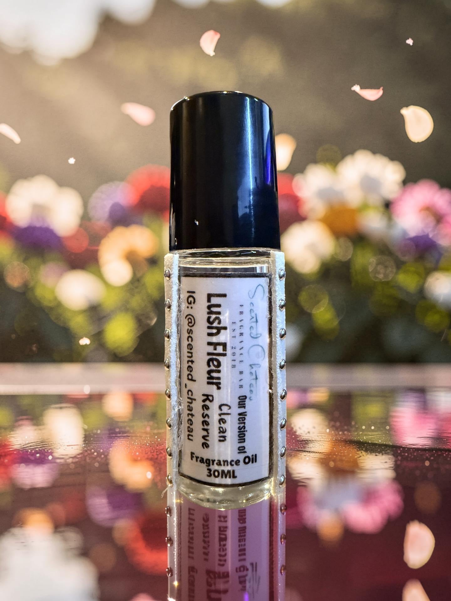 Lush Fleur (Clean Type) Fragrance Oil – Fresh Floral Rose Raspberry Musk Scent | Scented Chateau