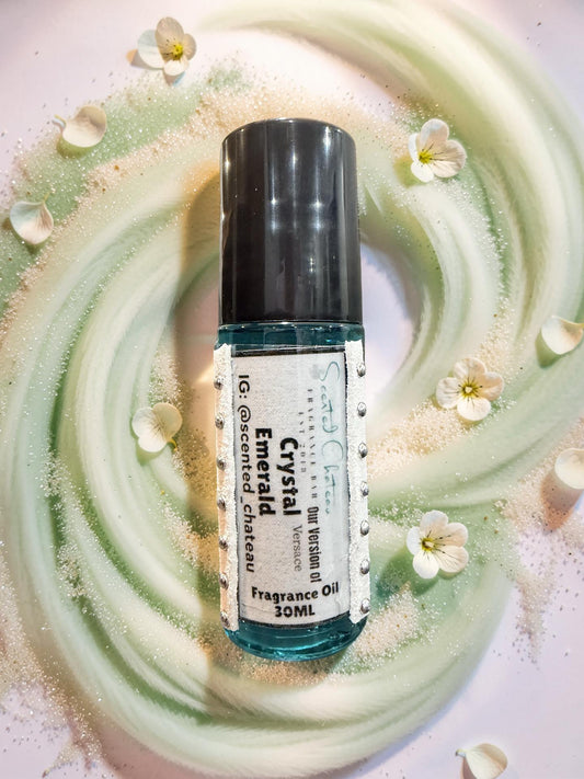 Crystal Emerald (Type) Fragrance Oil – Peach Raspberry Floral Musk Scent | Scented Chateau
