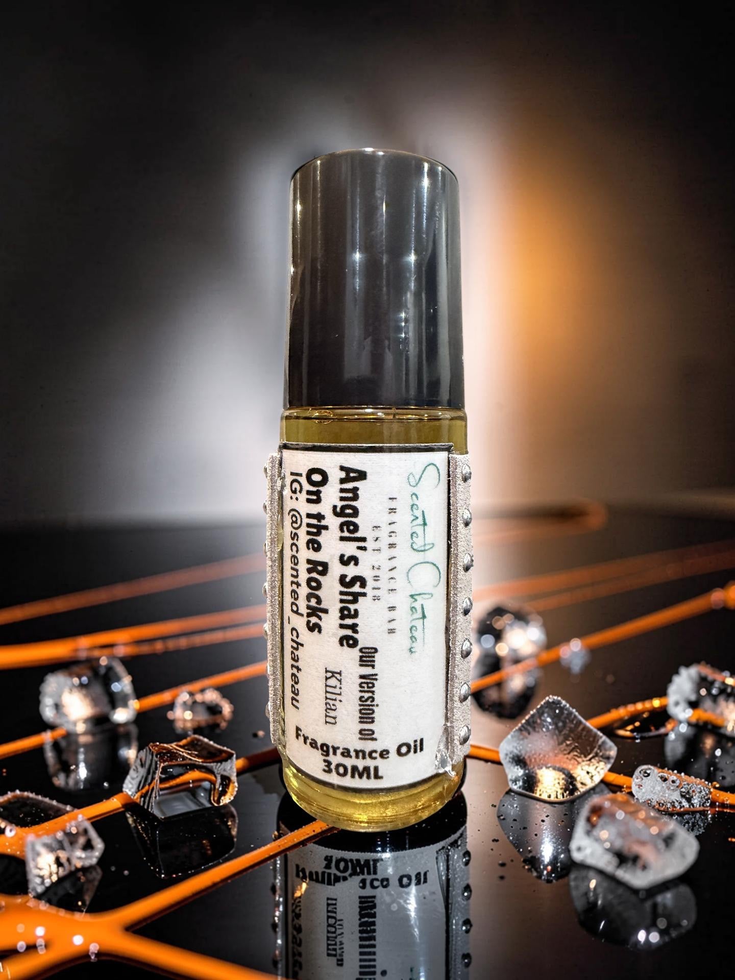 Angel’s Share On The Rocks ( Kilian Type) Fragrance Oil – Cognac Citrus Woody Luxury Scent | Scented Chateau