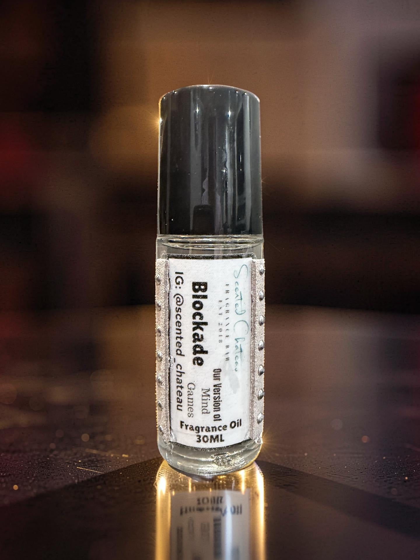 Blockade (Mind Games Type) Fragrance Oil – Mango Oud Amber Luxury Unisex Scent | Scented Chateau