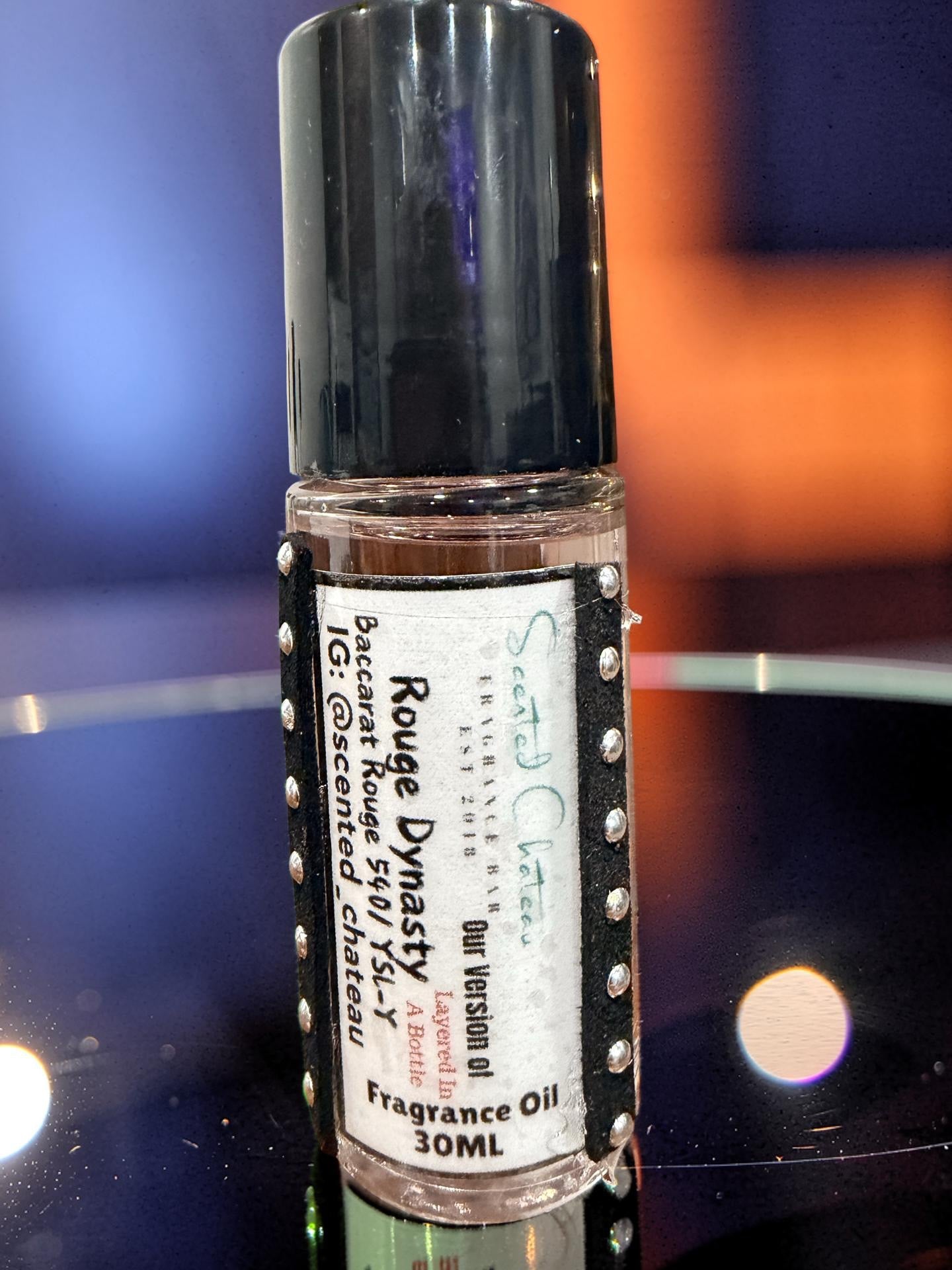 Rouge Dynasty  Inspired by Baccarat Rouge 540 & Y (Yves Saint Laurent Type) – Dual Luxury Unisex & Men’s Body Oil Collection | Scented Chateau Fragrance Bar
