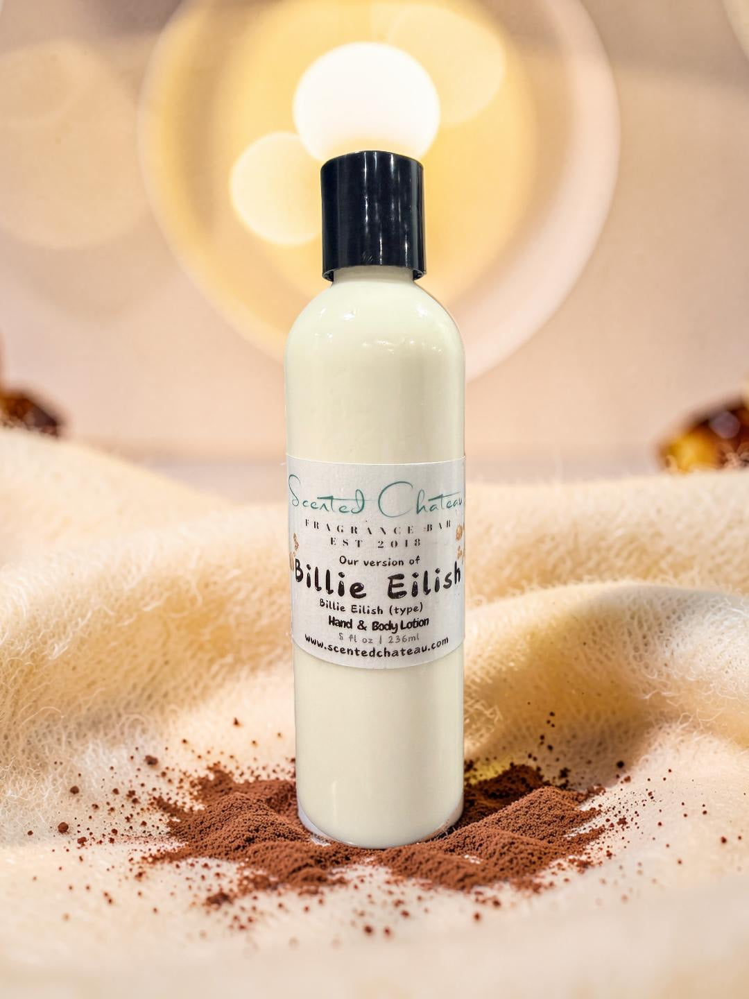 Eilish Inspired Hand & Body Lotion | Warm Vanilla, Tonka & Amber | Scented Chateau