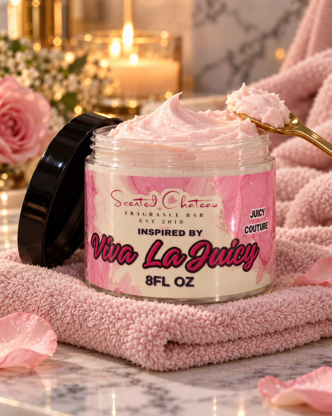Viva La Juicy Whipped Body Butter (Juicy Couture Type) – Wild Berries, Vanilla & Caramel Moisturizer
