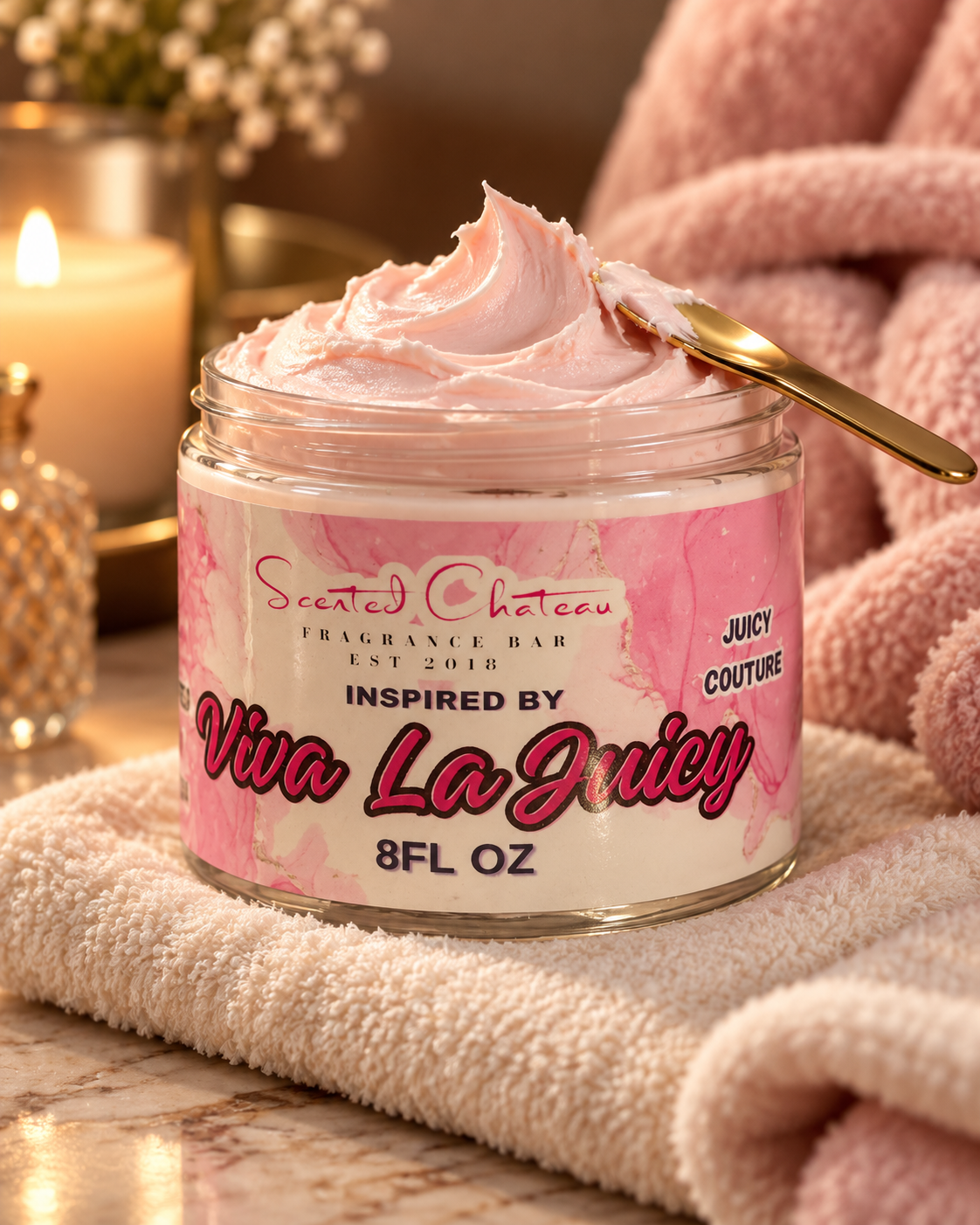 Viva La Juicy Whipped Body Butter (Juicy Couture Type) – Wild Berries, Vanilla & Caramel Moisturizer