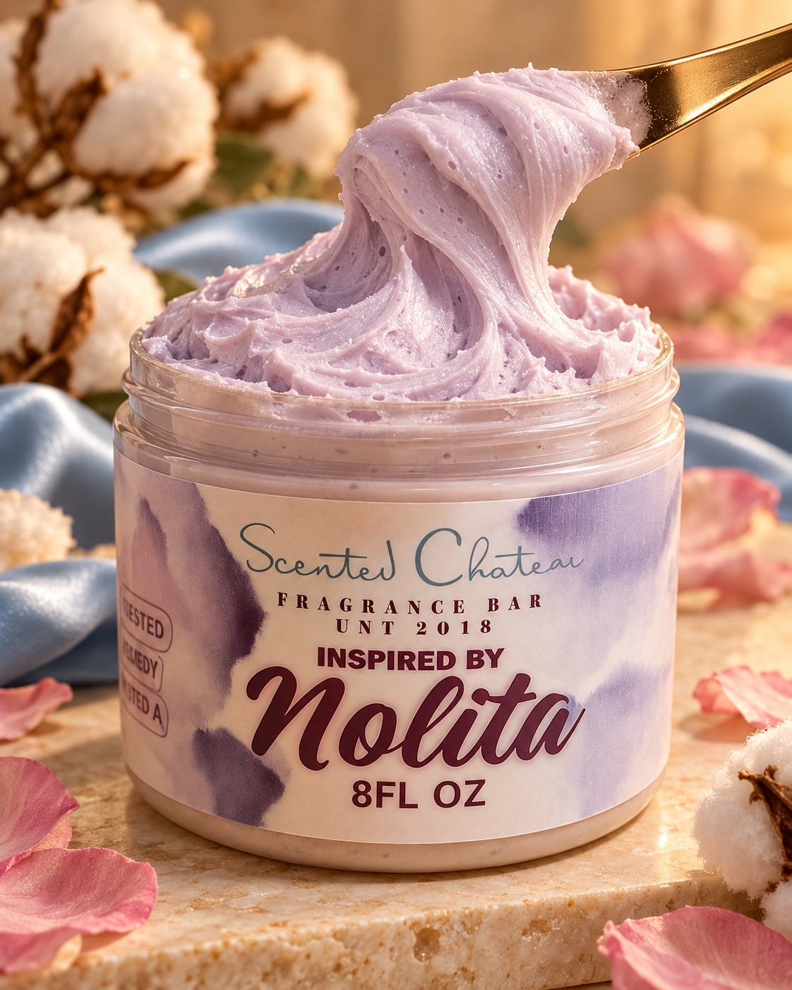 Nolita Whipped Body Butter (Bond 9 Type)– Floral Amber & Sandalwood Luxury Moisturizer