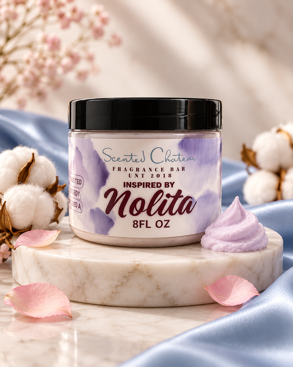 Nolita Whipped Body Butter (Bond 9 Type)– Floral Amber & Sandalwood Luxury Moisturizer