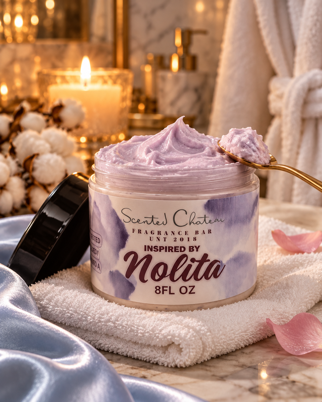 Nolita Whipped Body Butter (Bond 9 Type)– Floral Amber & Sandalwood Luxury Moisturizer
