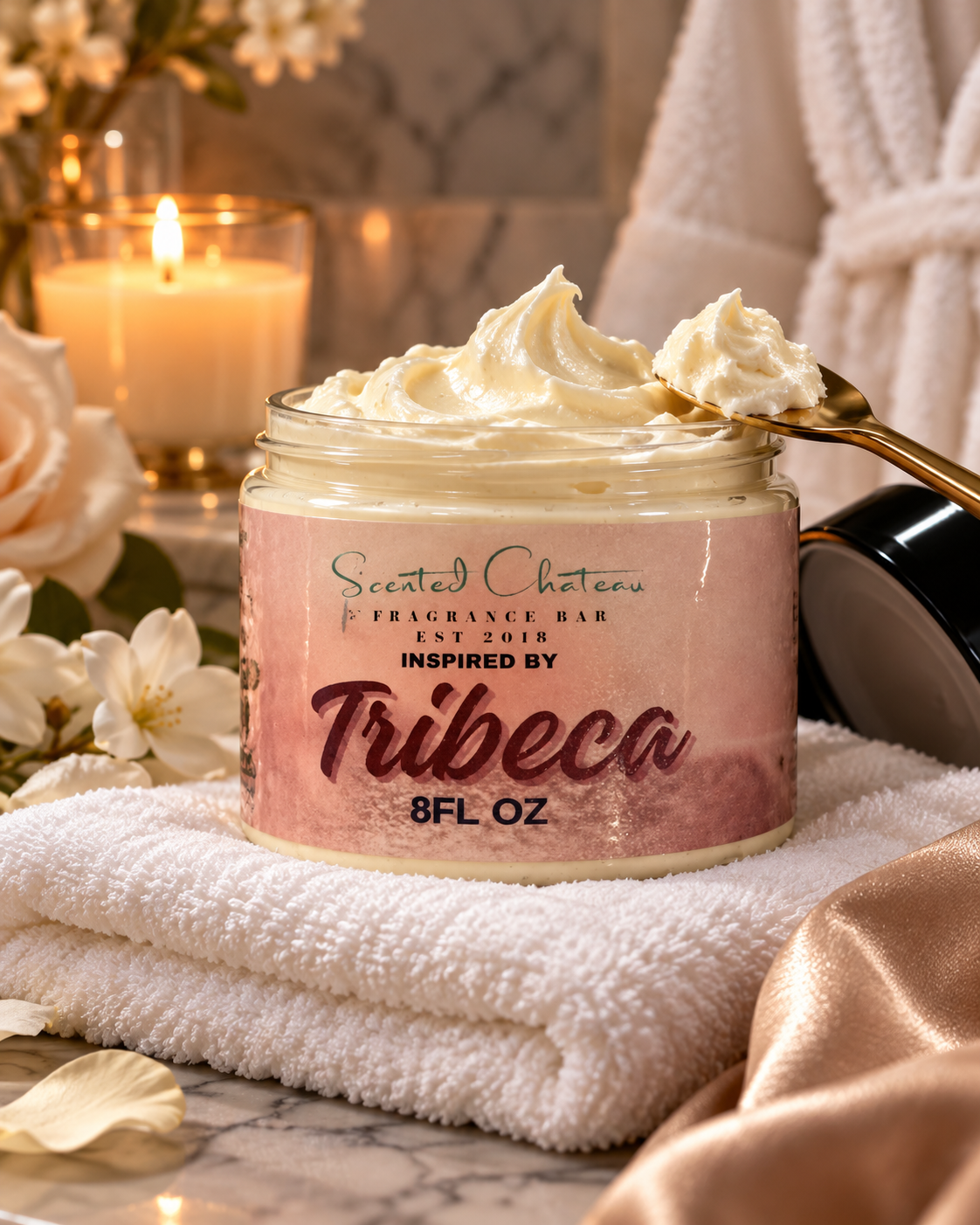 TriBeCa Whipped Body Butter (Bond 9 Type) – Hazelnut, Cacao & Caramel Luxury Moisturizer
