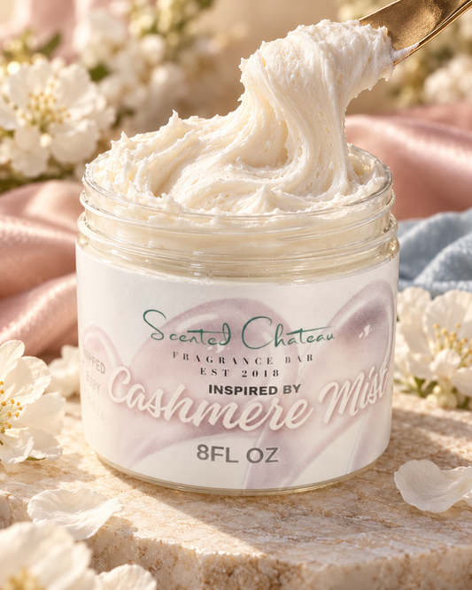 Cashmere Mist Whipped Body Butter (Donna Karan Type)– Warm Musk, Jasmine & Vanilla Moisturizer