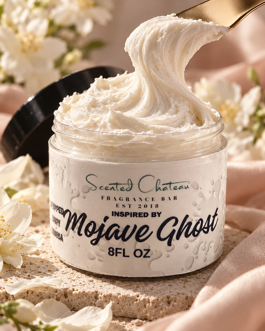 Mojave Ghost Whipped Body Butter – Violet, Amber & Sandalwood Luxury Moisturizer  (Byredo  Type)