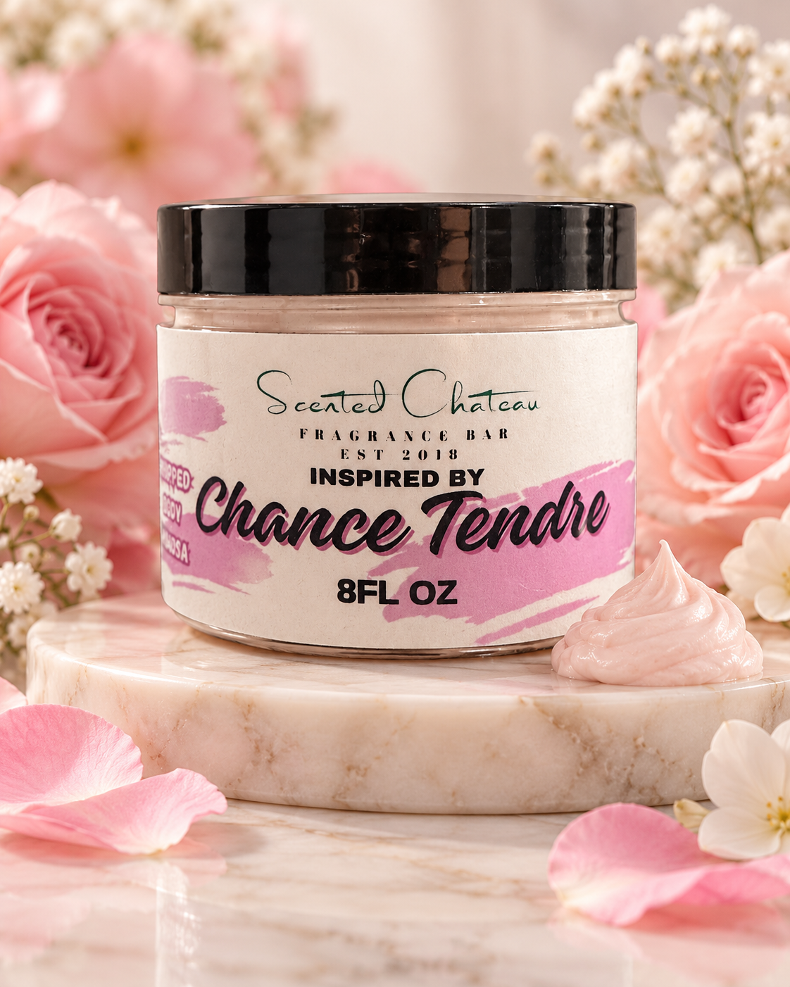 Chance Tendre Whipped Body Butter (Chanel Type) – Grapefruit, Jasmine & Soft Musk Moisturizer