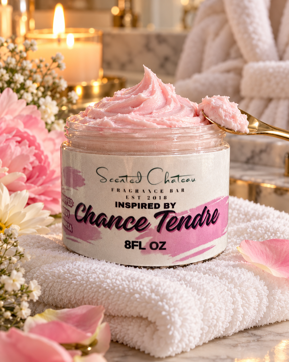 Chance Tendre Whipped Body Butter (Chanel Type) – Grapefruit, Jasmine & Soft Musk Moisturizer