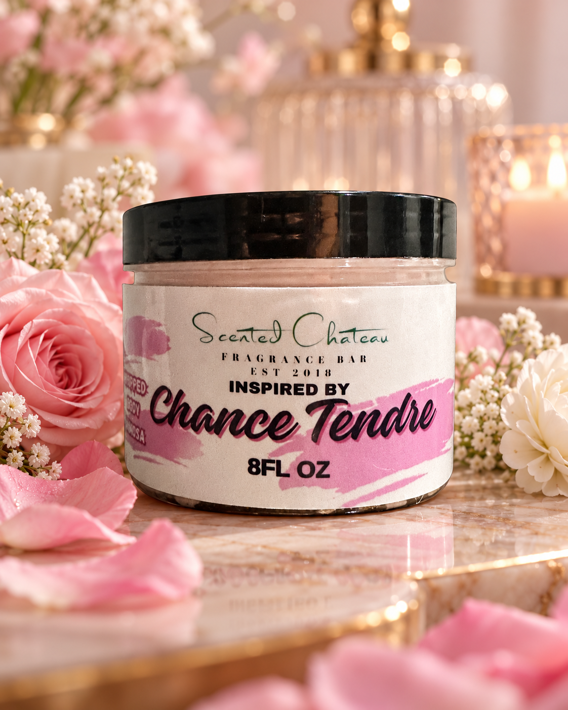 Chance Tendre Whipped Body Butter (Chanel Type) – Grapefruit, Jasmine & Soft Musk Moisturizer