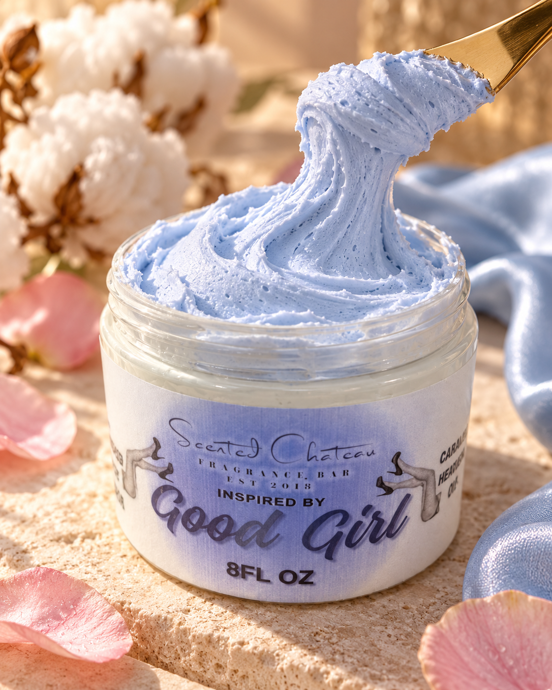 Good Girl Whipped Body Butter (Carolina Herrera Type) – Almond, Vanilla & Amber Luxury Moisturizer
