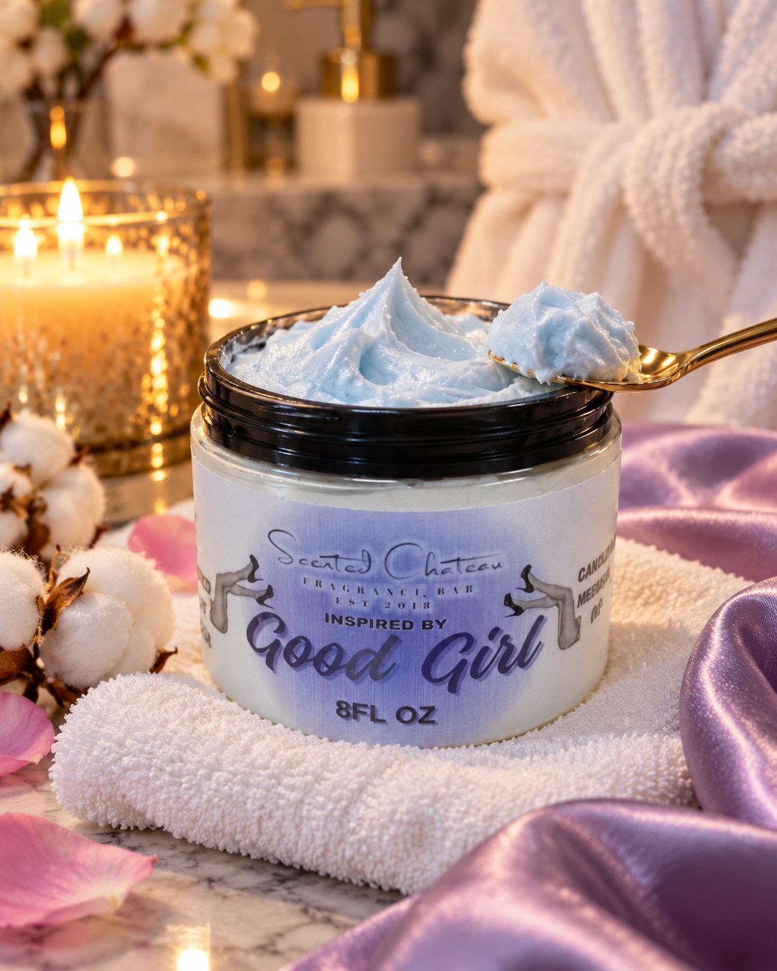 Good Girl Whipped Body Butter (Carolina Herrera Type) – Almond, Vanilla & Amber Luxury Moisturizer