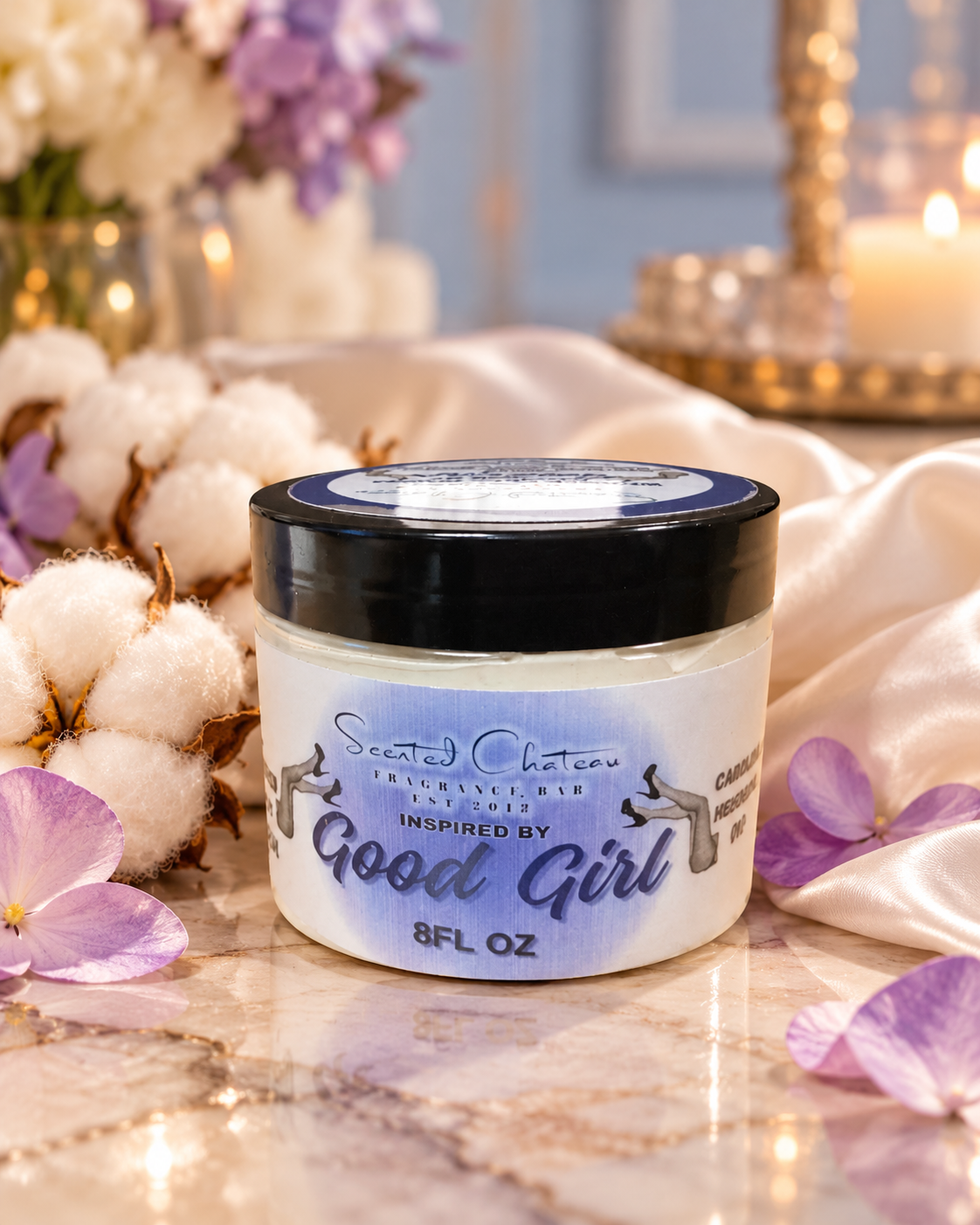 Good Girl Whipped Body Butter (Carolina Herrera Type) – Almond, Vanilla & Amber Luxury Moisturizer