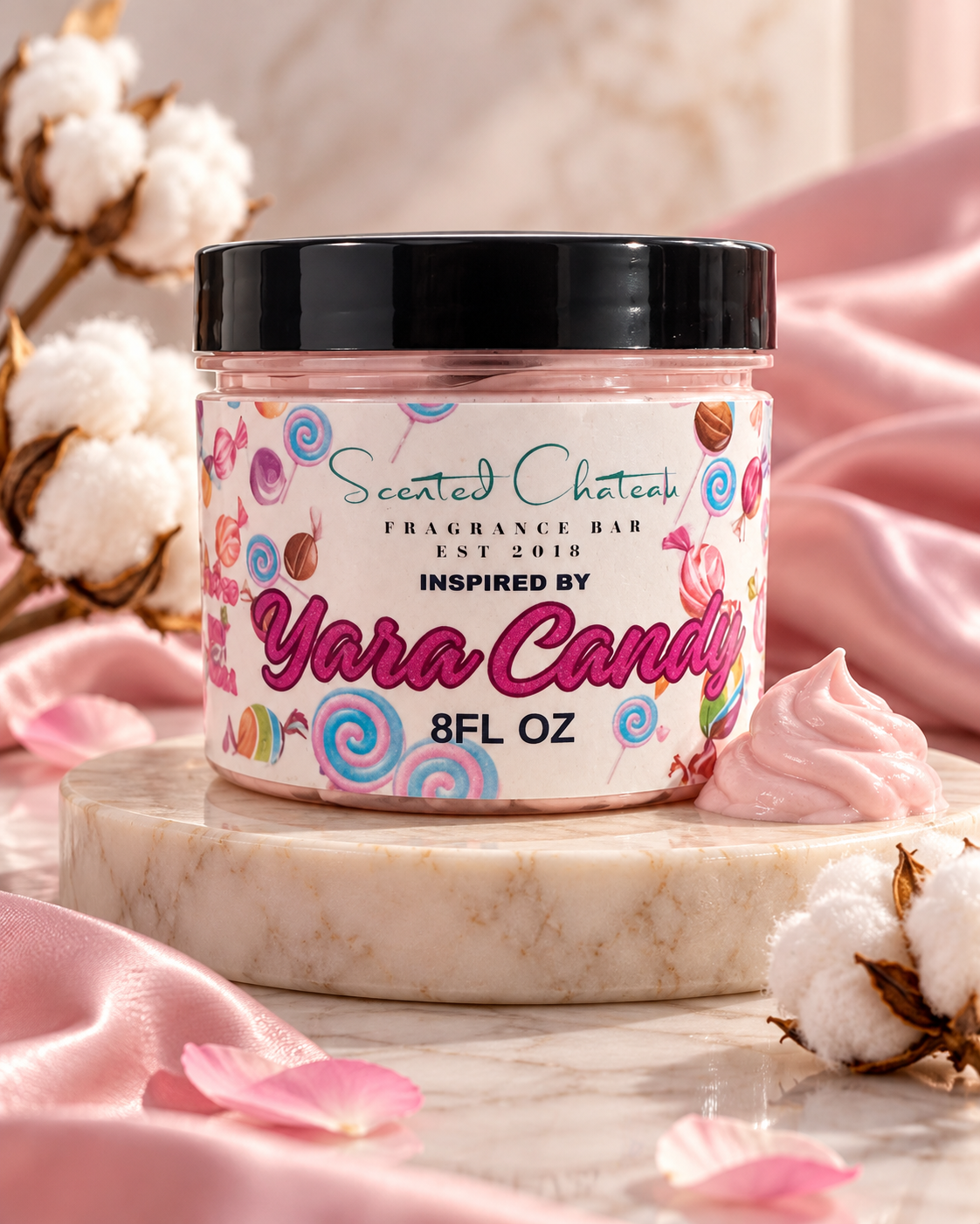 Yara Candy Whipped Body Butter – Strawberry Candy & Vanilla Dream Moisturizer