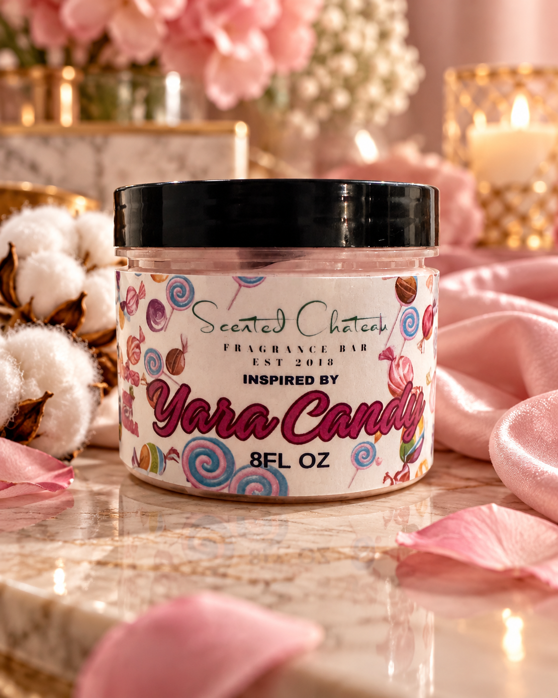 Yara Candy Whipped Body Butter – Strawberry Candy & Vanilla Dream Moisturizer