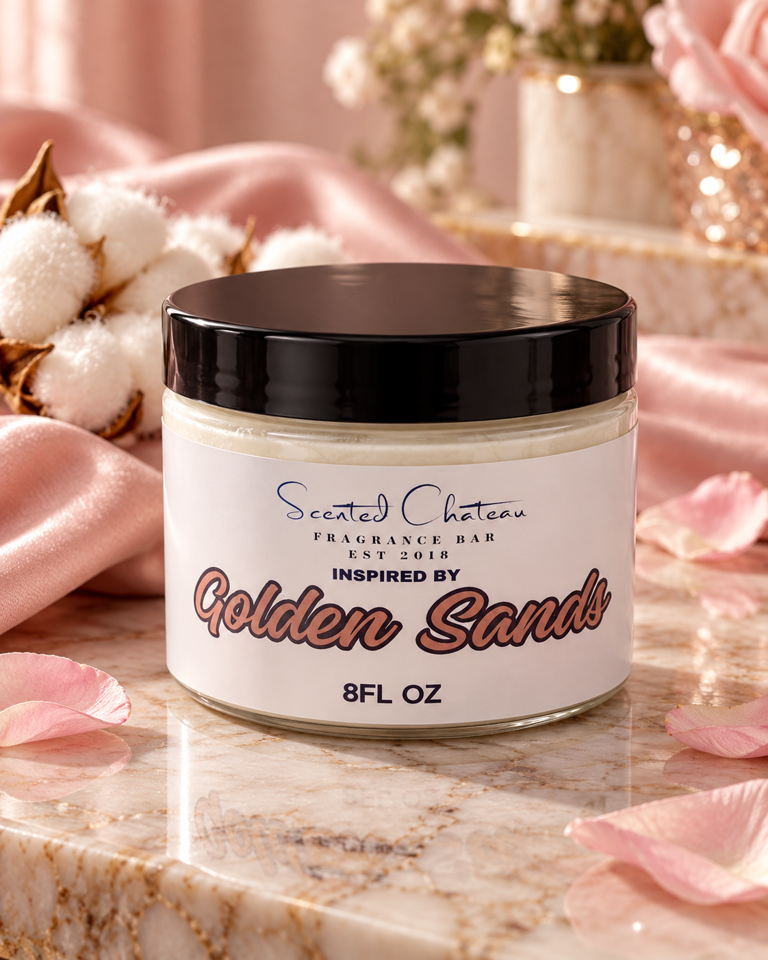 Golden Sands Whipped Body Butter (Type) – Warm Amber, Sandalwood & Vanilla Luxury Moisturizer