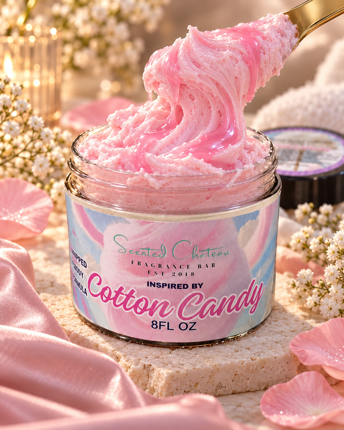 Cotton Candy Whipped Body Mimosa – Sweet Sugar & Vanilla Cloud Moisturizer