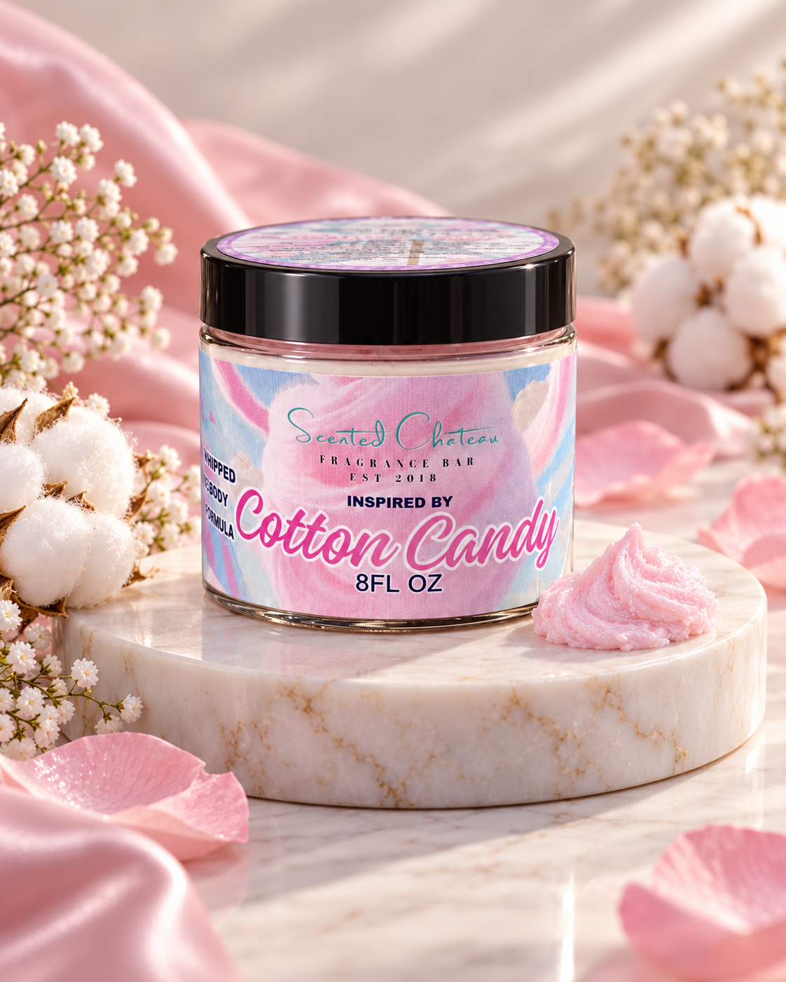 Cotton Candy Whipped Body Mimosa – Sweet Sugar & Vanilla Cloud Moisturizer